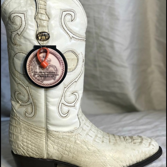 CAIMAN/ALLIGATOR HORNBACK J-TOE BOOT - Picture 3 of 4